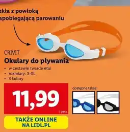 Lidl Okulary do pływania Crivit oferta