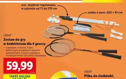 Lidl Komplet do badmintona Crivit oferta