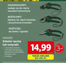 Lidl Nozyczki uniwersalne Parkside oferta