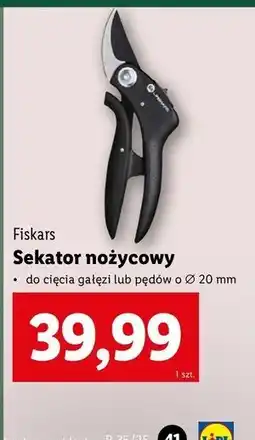 Lidl Sekator nożycowy Fiskars oferta