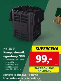 Lidl Kompostownik 300 l Parkside oferta
