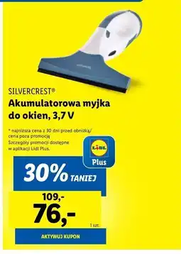 Lidl Myjka akumulatorowa do okien 3.7v Silvercrest oferta