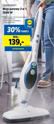 Lidl Mop parowy i odkurzacz 2w1 1500 w Silvercrest oferta