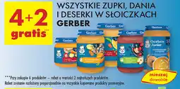Biedronka Zupki, dania, słoiczki i deserki Gerber oferta