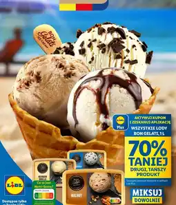 Lidl Lody bourbon vanilla Bon Gelati oferta