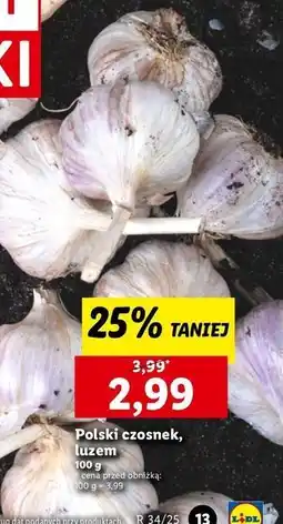 Lidl Czosnek oferta