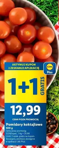Lidl Pomidory koktajlowe oferta