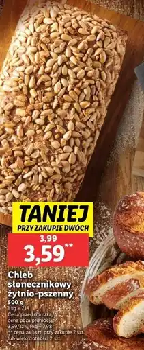 Lidl Chleb słonecznikowy żytnio-pszenny oferta
