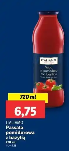 Lidl Passata pomidorowa Italiamo oferta