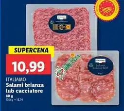 Lidl Salami cacciatore Italiamo oferta