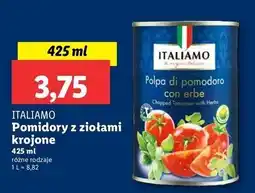 Lidl Pomidory krojone z ziołami Italiamo oferta