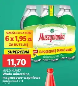 Lidl Woda niegazowana Muszynianka oferta