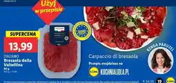 Lidl Breasola della valtellina Italiamo oferta