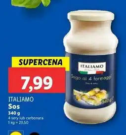 Lidl Sos sugo carbonara Italiamo oferta