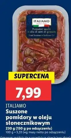 Lidl Pomidory suszone Italiamo oferta