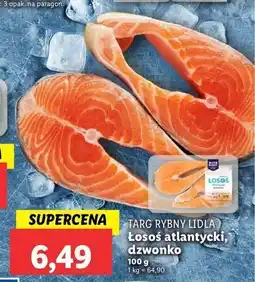 Lidl Łosoś atlantycki dzwonko Targ Rybny Lidla oferta