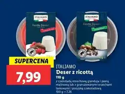 Lidl Deser z ricottą czekoladą Italiamo oferta