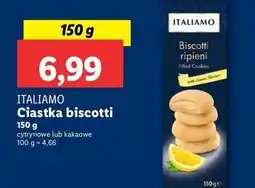 Lidl Ciastka z nadzieniem kremem czekoladowym Italiamo oferta