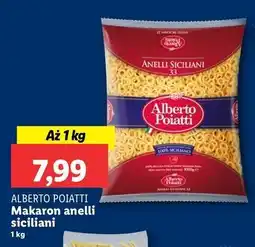 Lidl Makaron anelli siciliani Alberto Poiatti oferta
