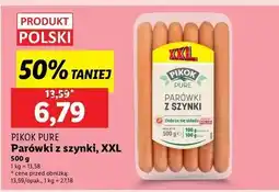 Lidl Parówki z szynki ekstra Pikok Pure oferta
