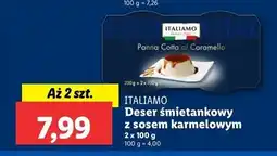 Lidl Deser panna cotta al caramello Italiamo oferta
