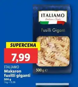 Lidl Makaron fusilli giganti Italiamo oferta