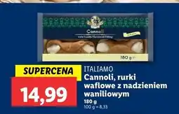 Lidl Cannoli waniliowe Italiamo oferta