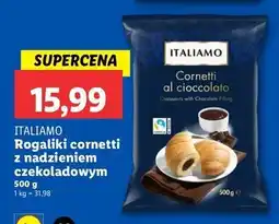 Lidl Rogalik z nadzieniem czekoladowym Italiamo oferta