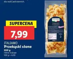 Lidl Przekąska cuscinetti croccanti sardi klasyczne Italiamo oferta