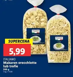 Lidl Makaron trofie Italiamo oferta