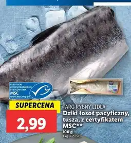 Lidl Łosoś pacyficzny tusza Targ Rybny Lidla oferta