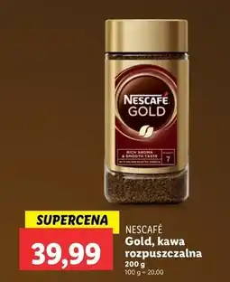 Lidl Kawa Nescafe Gold oferta