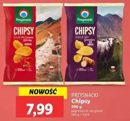 Lidl Chipsy ser górski Przysnacki oferta