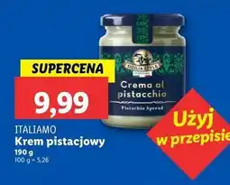 Lidl Krem z pistacji Italiamo oferta