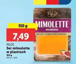 Lidl Ser mimilette holenderski Pilos oferta