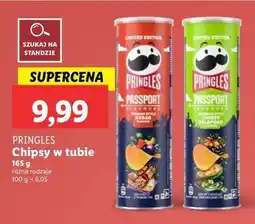 Lidl Chipsy mexican style chilli taco Pringles Passport Flavours oferta