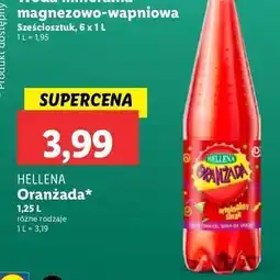 Lidl Oranżada czerwona Hellena oferta