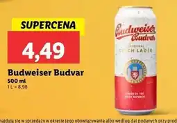 Lidl Piwo b: original Budweiser Budvar oferta