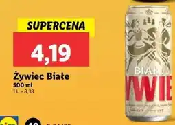 Lidl Piwo Żywiec Białe oferta