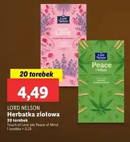 Lidl Herbata peace of mind Lord Nelson oferta