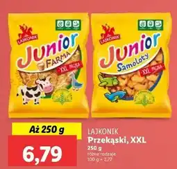 Lidl Krakersy samoloty Lajkonik Junior oferta