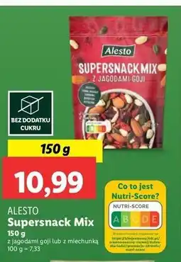 Lidl Supersnack mix z miechunką Alesto oferta