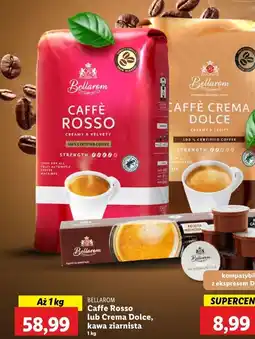 Lidl Kawa crema dolce Bellarom oferta