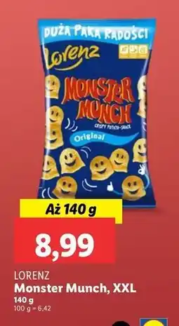 Lidl Chrupki Lorenz Monster Munch oferta