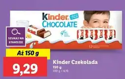 Lidl Czekoladki Kinder Chocolate oferta