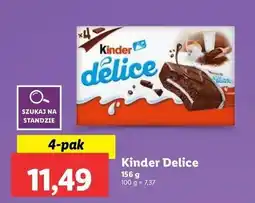 Lidl Baton kakaowy Kinder Delice oferta