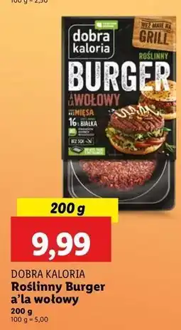 Lidl Burger wołowy Dobra Kaloria oferta
