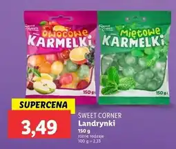 Lidl Karmelki miętowe Sweet Corner oferta