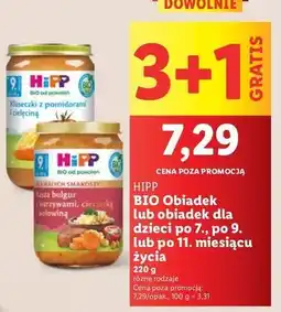 Lidl Kluseczki z pomidorami i cielęciną Hipp Bio oferta