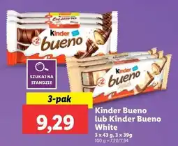 Lidl Baton Kinder Bueno White oferta